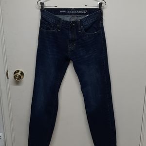Old navy blue jeans